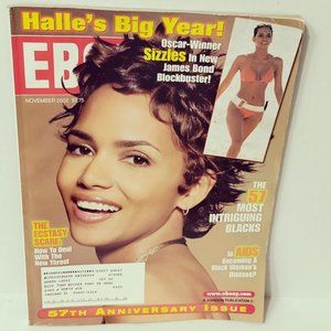 Ebony Magazine 57th Anniversary Issue Hallie's Big Year! November 2002 by Johnso